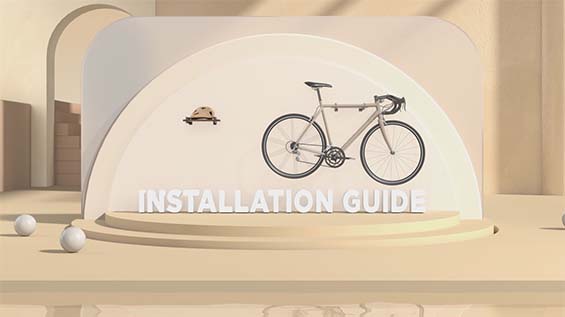 On-Wall Bike Storage Rack Installation Guide